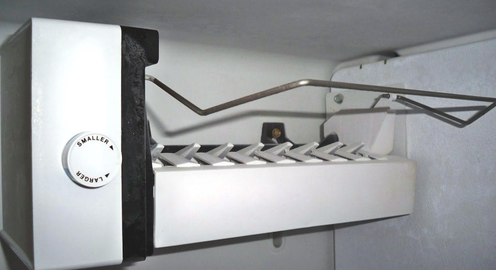 How To Unclog A Refrigerator Drain Line On Frozen Over Kitchenaid Maytag Or Whirlpool Youtube